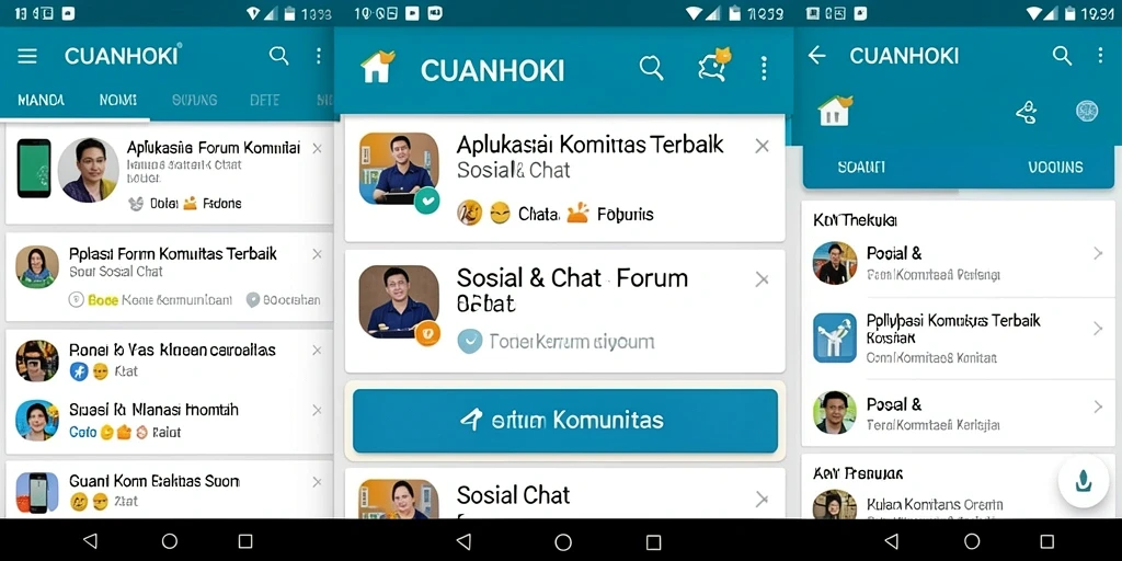 Antarmuka pengguna CUANHOKI yang interaktif dan menarik.