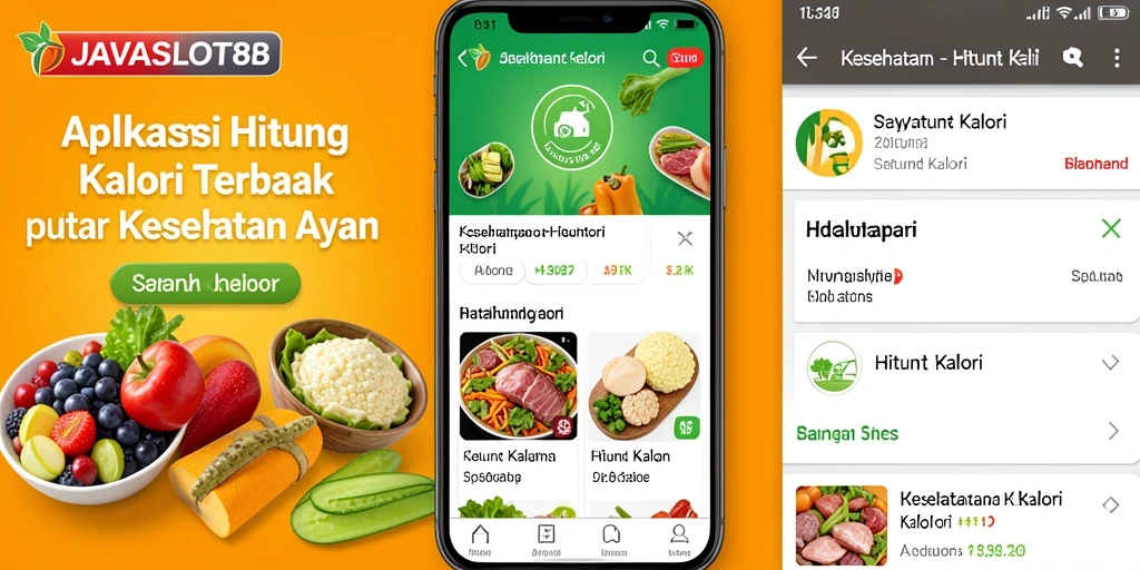 Tampilan antarmuka aplikasi Hitung Kalori JAVASLOT88 yang mudah digunakan.