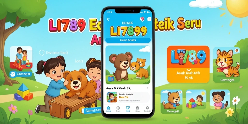 Antarmuka LI789 yang ceria dan interaktif untuk anak-anak.