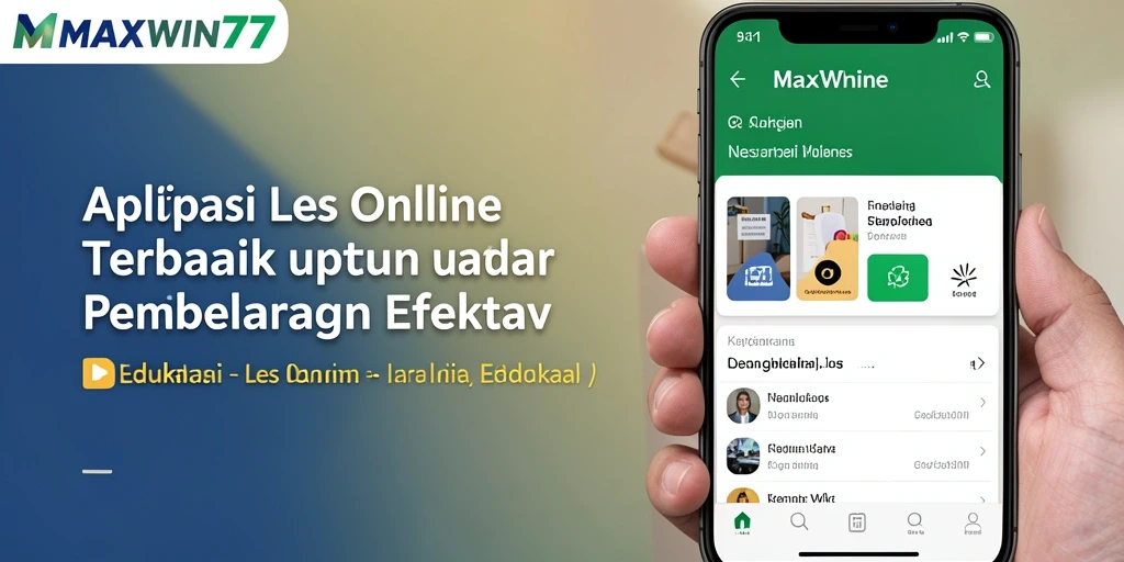 Antarmuka aplikasi MAXWIN77 yang sangat intuitif dan memudahkan pembelajaran.